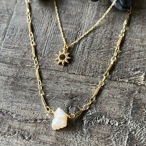 NEW FP x Luna NEW FP x Luna Norte Aquamarine Layering Necklace Set